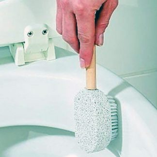 2-in-1 Pumice Stone Nylon Cleaning Bathroom Toilet Brush